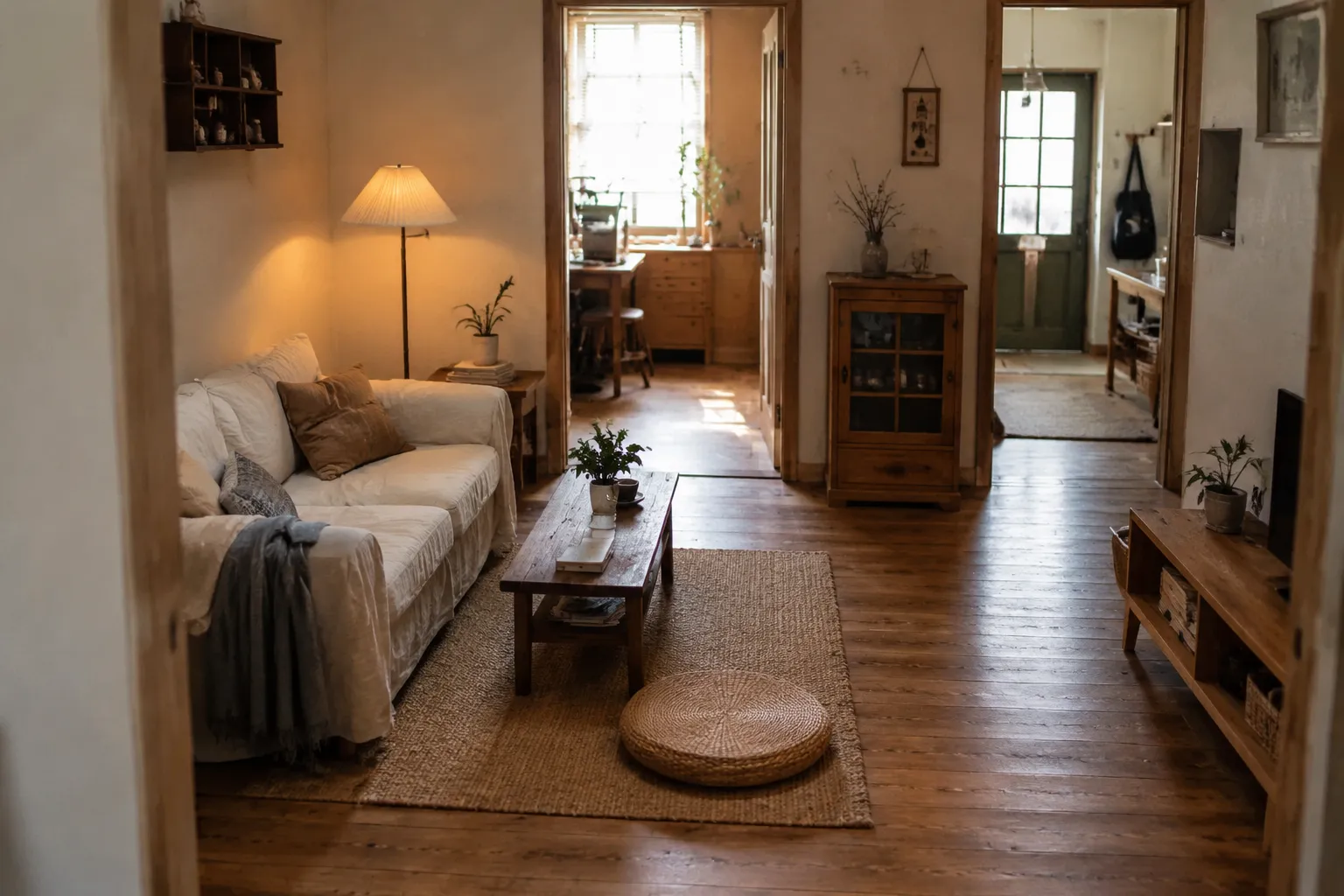 How to Arrange Low Living Room Furniture Without Blocking Walkways