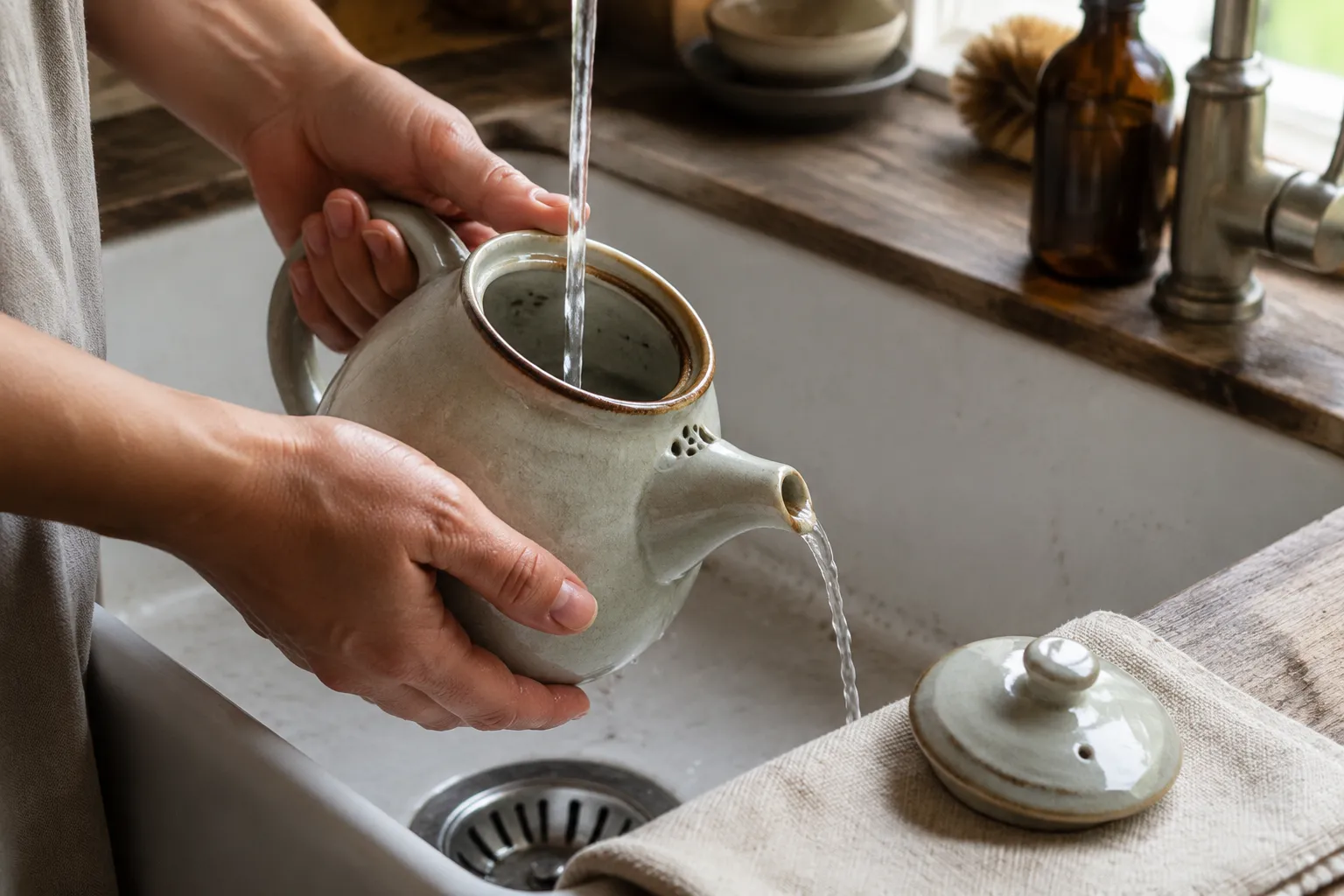 How to Clean a Ceramic Teapot Without Leaving Soap Taste