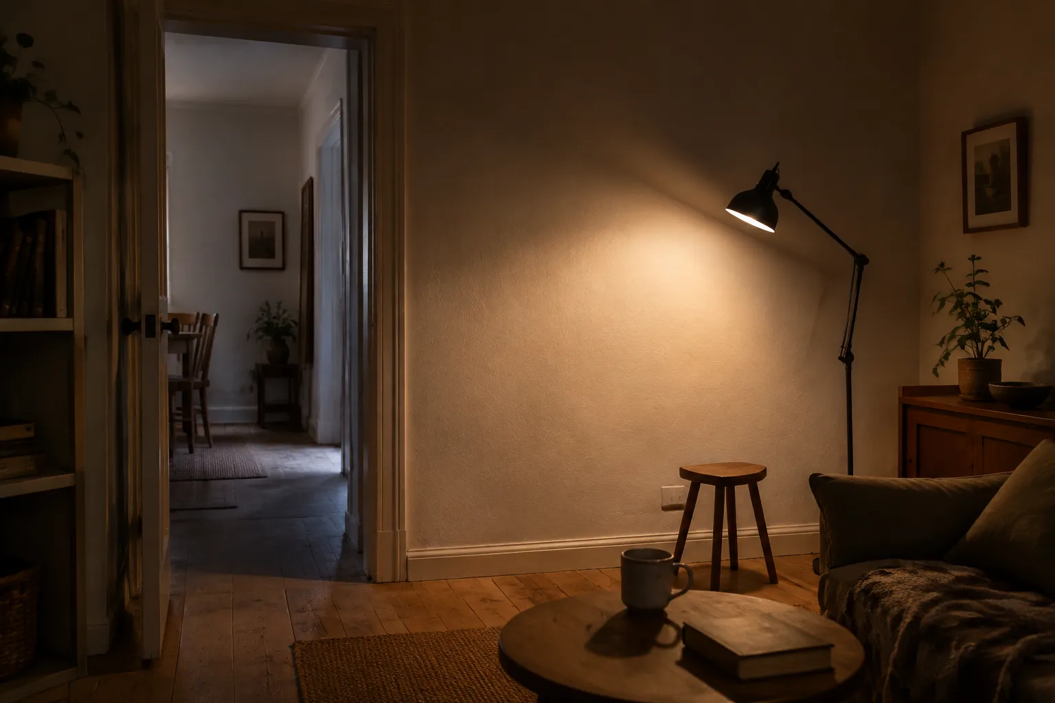 Where to Place a Lamp in a Dark Corner Without Creating Harsh Shadows