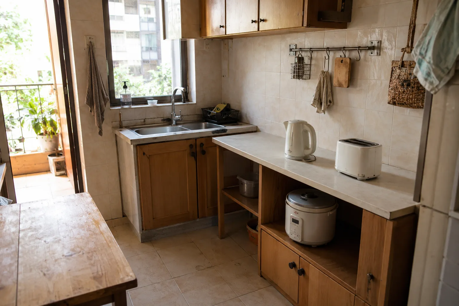 Small Kitchen Appliance Storage for Toasters, Kettles, and Rice Cookers