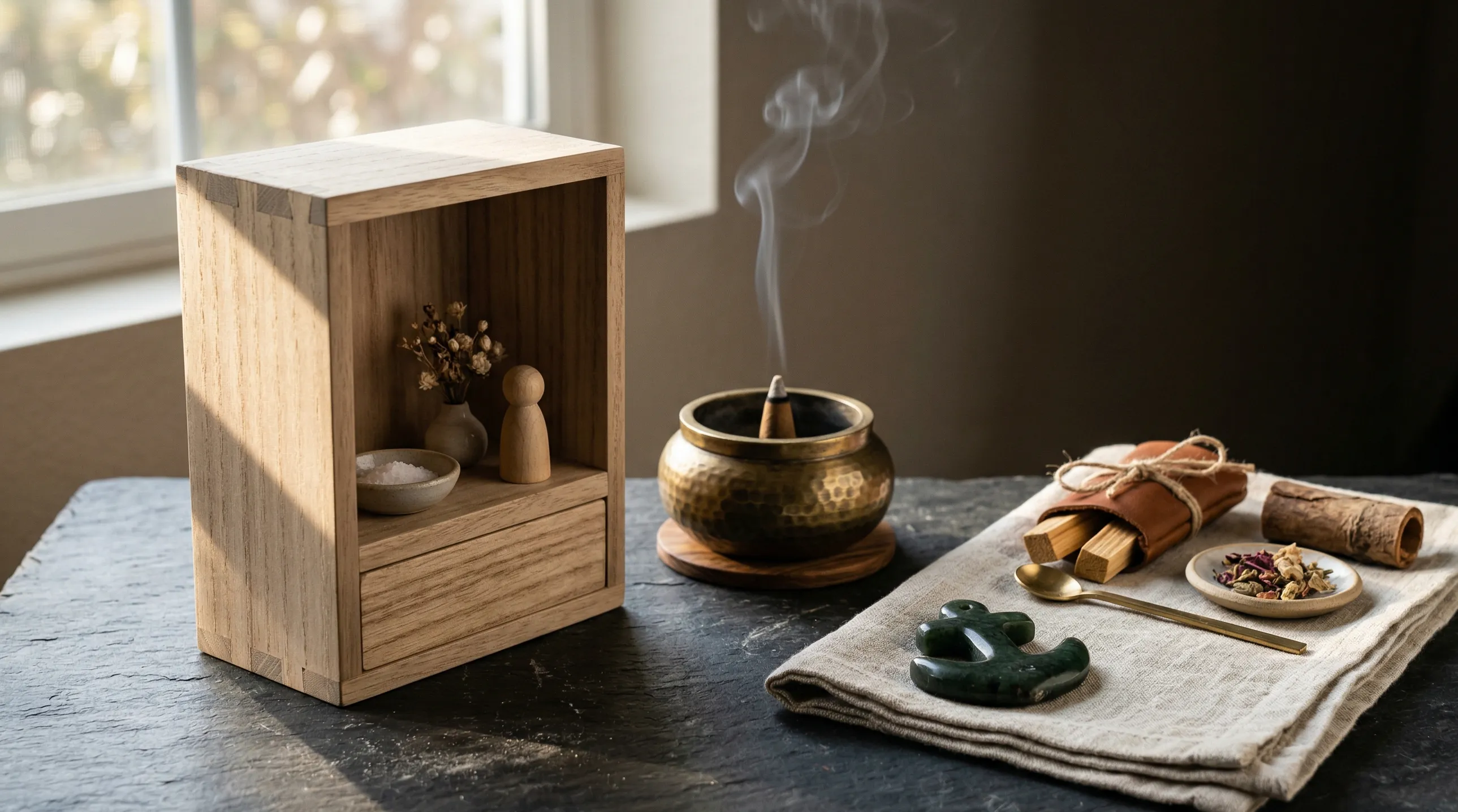 The Curated Altar: Micro-Shrines & Nomadic Kits