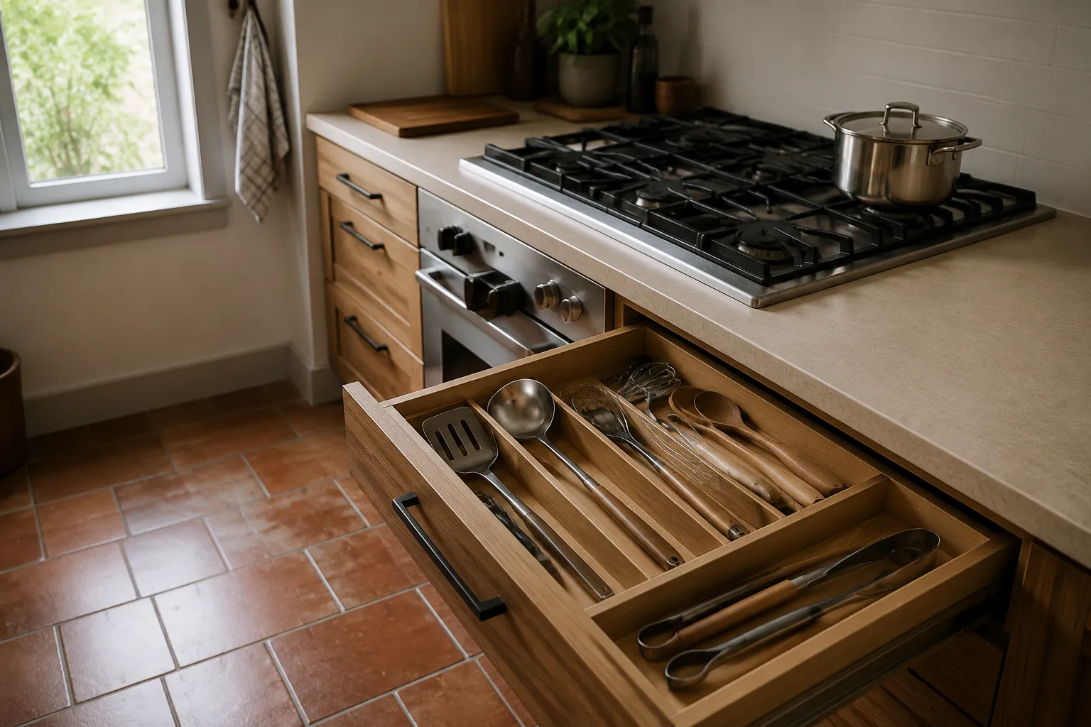 Where to Store Cooking Utensils When You Do Not Want a Countertop Crock